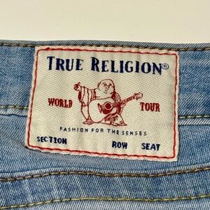 True Religion Jenny Curvy Mid Rise Super Skinny Denim Jeans Sz 28 (6)
